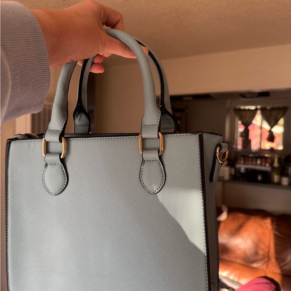 Light blue mini handbag - Picture 4 of 8